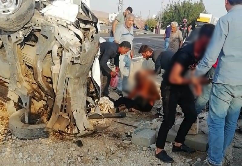 Mardin’de trafik kazası: 1 ölü, başsavcı ile birlikte 9 yaralı