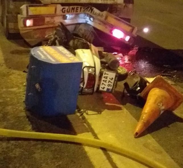 Kızıltepe’de genç kurye feci kazada hayatını kaybetti