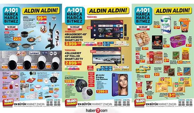 14 Ocak A101 aktüel kataloğu!
