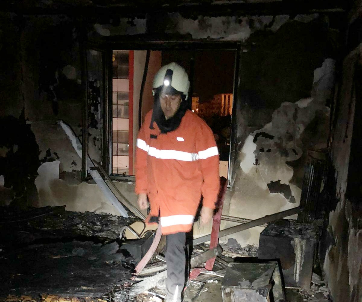 Kızıltepe’de korkutan otel yangını: 1 ağır yaralı