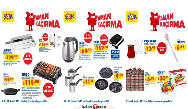 ŞOK 3 Şubat Aktüel Kataloğu