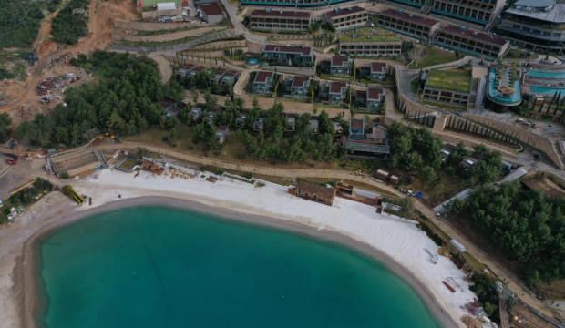 Sahile serilen beyaz kumdaki korkunç gerçek ortaya çıktı: Yüzde 55’i mermer tozu