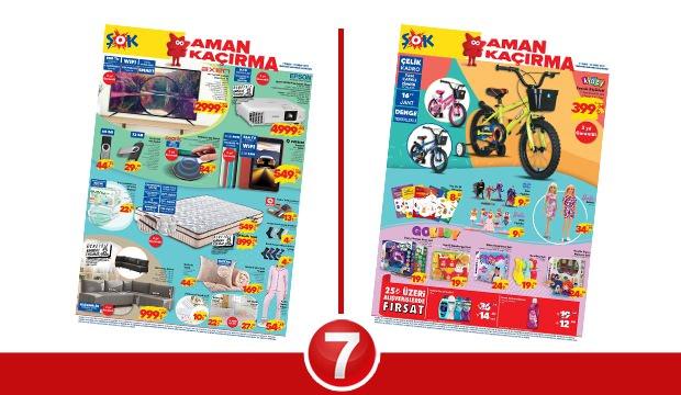 ŞOK 19 Mart Aktüel Kataloğu! Köşe koltuk, ortopedik yatak, projeksiyon cihazı ve tekstil ürün..