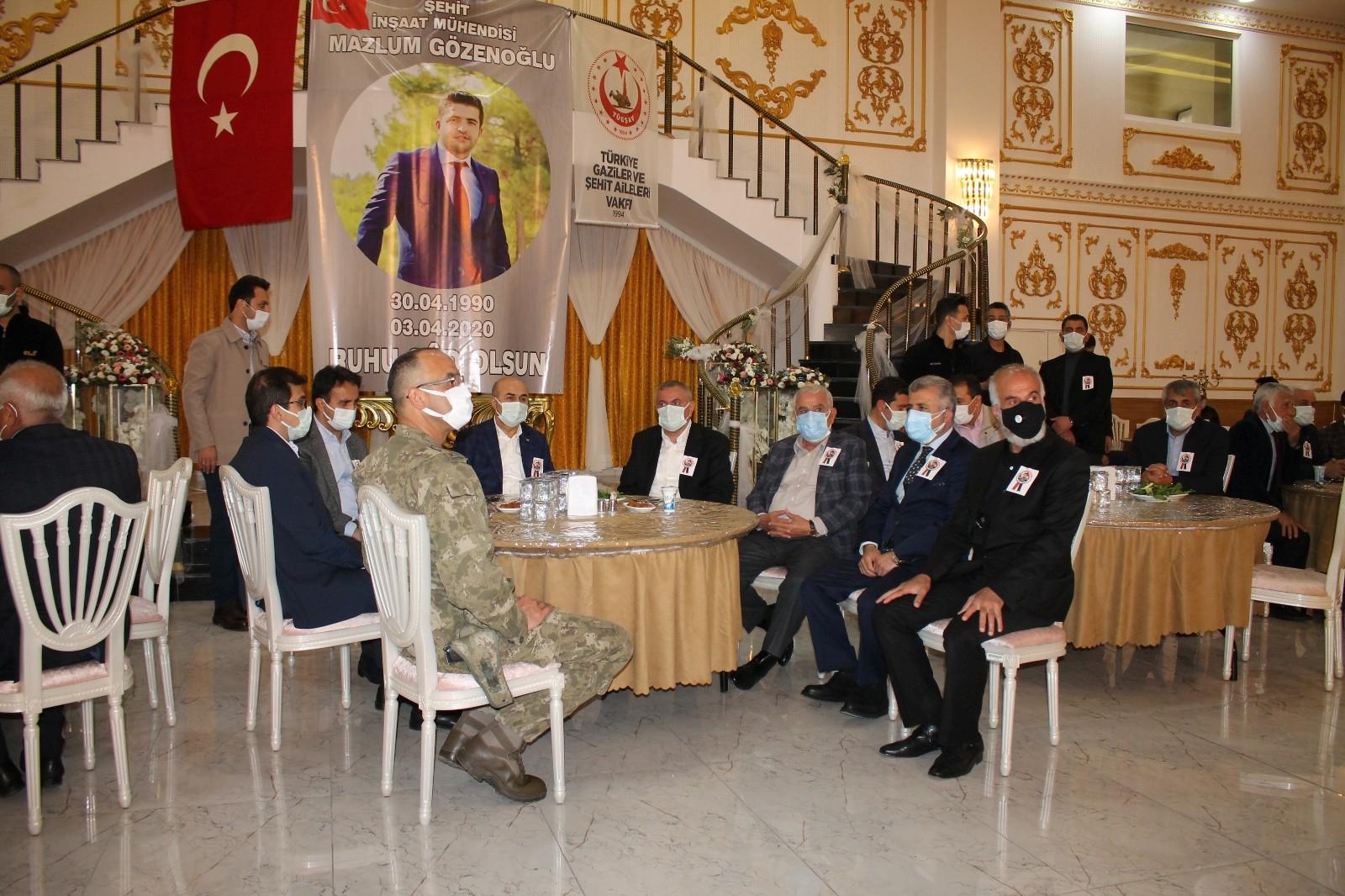 Teröristlerin şehit ettiği inşaat mühendisi için mevlit programı düzenlendi