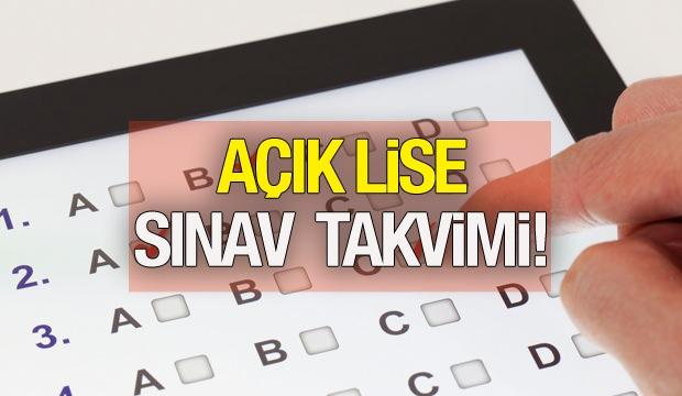 AÖL (Açık Lise) sınavları ne zaman? MEB online sınav takvimi! 3. dönem sınav tarihleri!