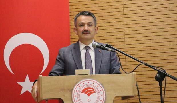 Bakan Pakdemirli: Kuraklıktan dolayı herhangi bir kıtlığımız olmayacak