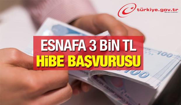 Esnafa 3 bin TL hibe desteği başladı! e-Devlet üzerinden hibe başvurusu nasıl yapılır?