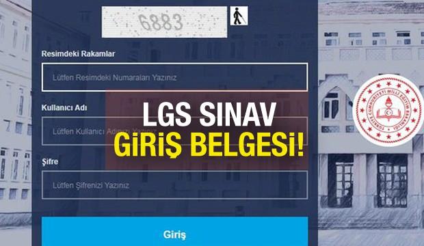 LGS sınav giriş belgesi açıklanıyor! 2021 MEB e-Okul LGS sınav giriş yeri sorgulama ekranı!