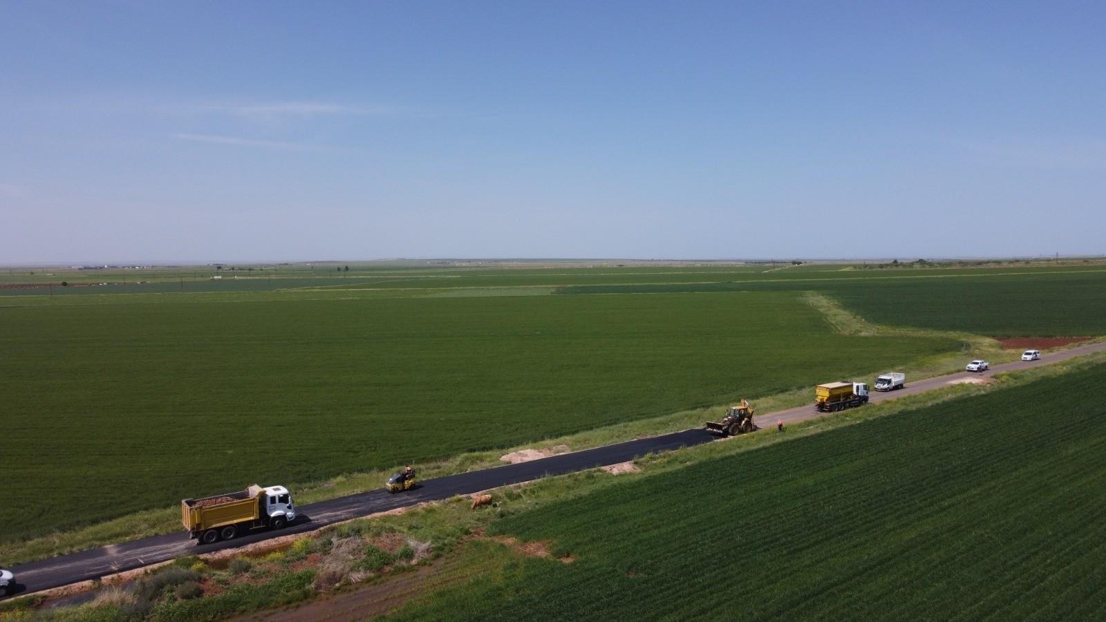 Siverek’te yol çalışmaları tamamlanıyor