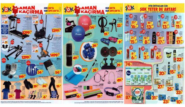 ŞOK 26 Mayıs Aktüel Kataloğu! Koşu bandı, orbitrack, bisiklet, fitness kürek ve tekstil ürünleri