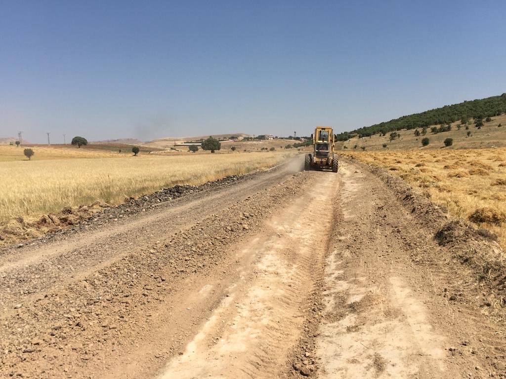 Mardin’de 3 koldan yol çalışmaları başladı