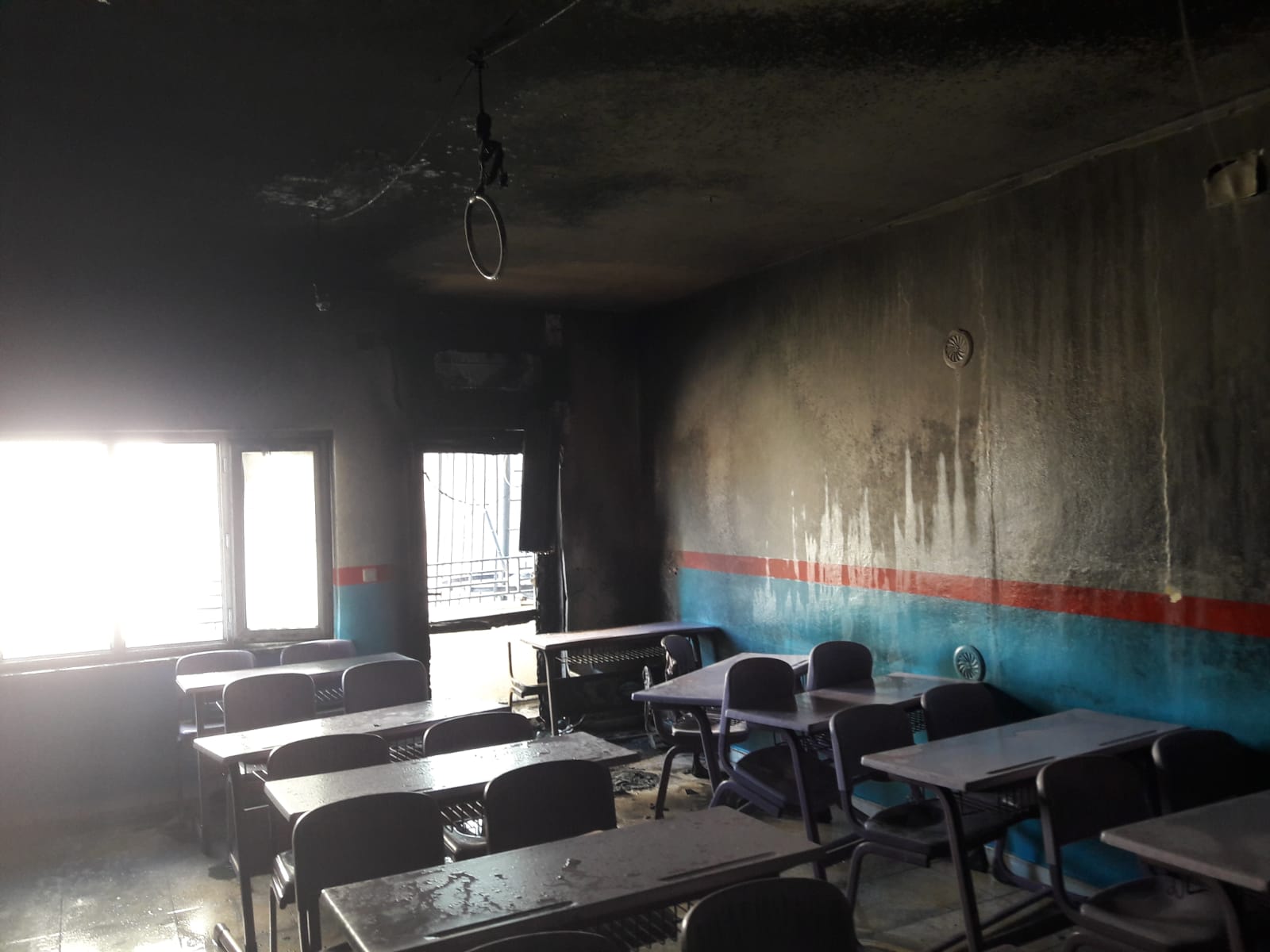 Mardin’de öğretim kursunda yangın çıktı: 5 öğrenci dumandan etkilendi