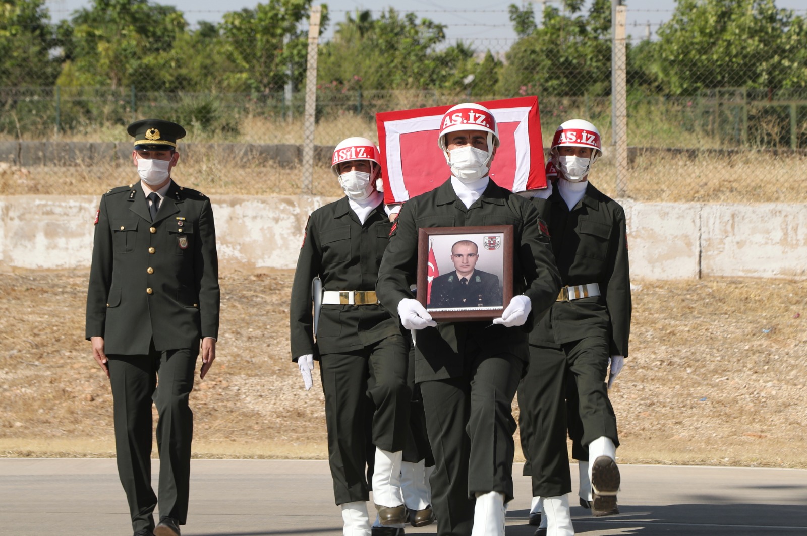 Kızıltepe’de şehit olan Astsubay’ın naaşı memleketine uğurlandı