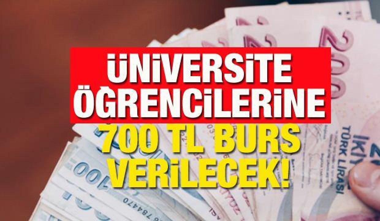 Üniversite öğrencilerine karşılıksız 700 TL burs verilecek! Başvurular 4 gün sonra sona eriyor…