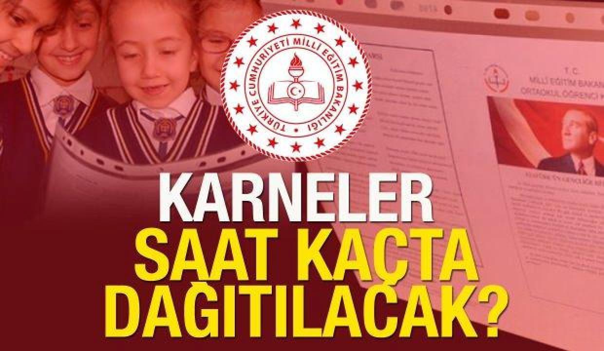 Karneler saat kaçta verilecek? MEB birinci dönem karne töreni ne zaman yapılacak?