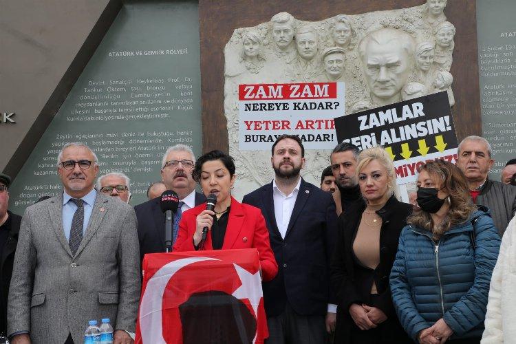 Bursa Gemlik’te altı partinin ilçe başkanları : “Bu zamlarla yaşanmaz”