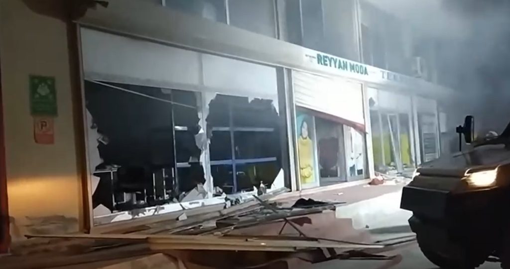 Mardin’de tekstil atölyesindeki yangın korkuttu